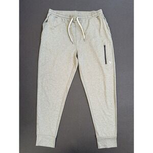 Vuori Sunday Performance Joggers Mens Large Green Zip Pockets Sweatpants